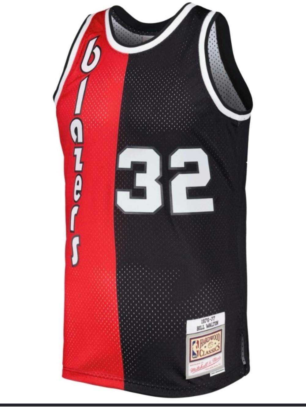 Portland Blazers Mitchell & Ness Black Hardwood Classics NBA Jersey